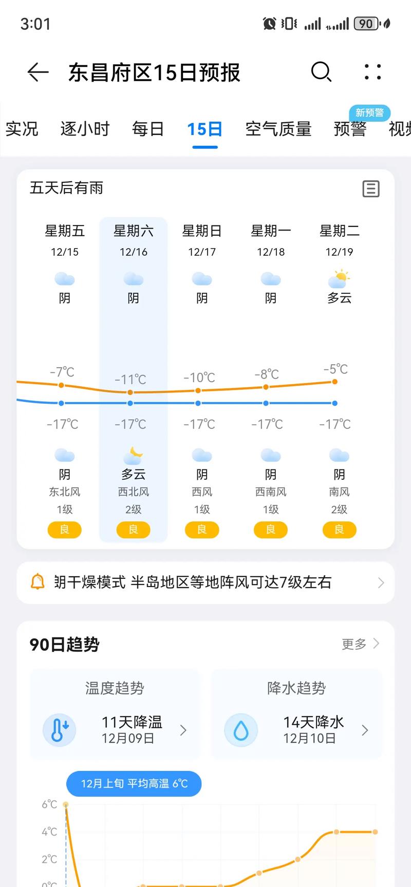 聊城天气预报20天，聊城天气预报一周7天  第2张
