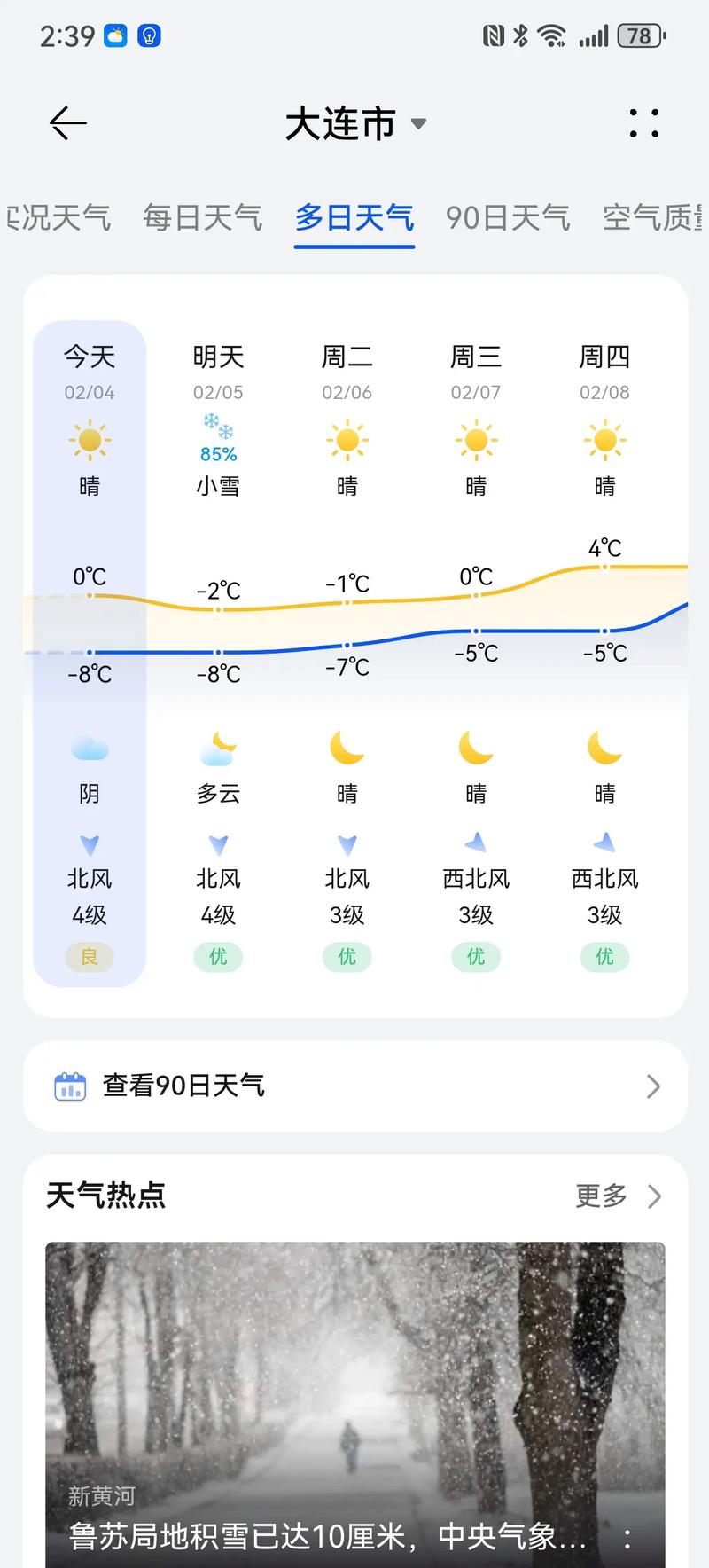大连天气有什么特点，大连的天气温度是多少？  第4张