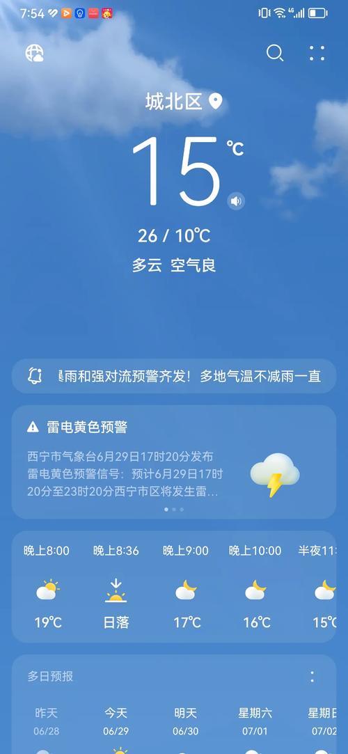 西宁下星期天气预报，西宁这周的天气？  第1张