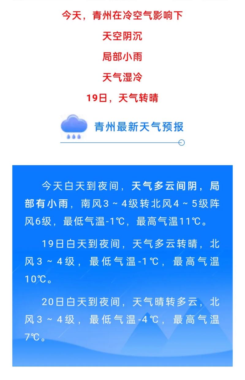 青州天气预报10天，青州天气十天？  第5张
