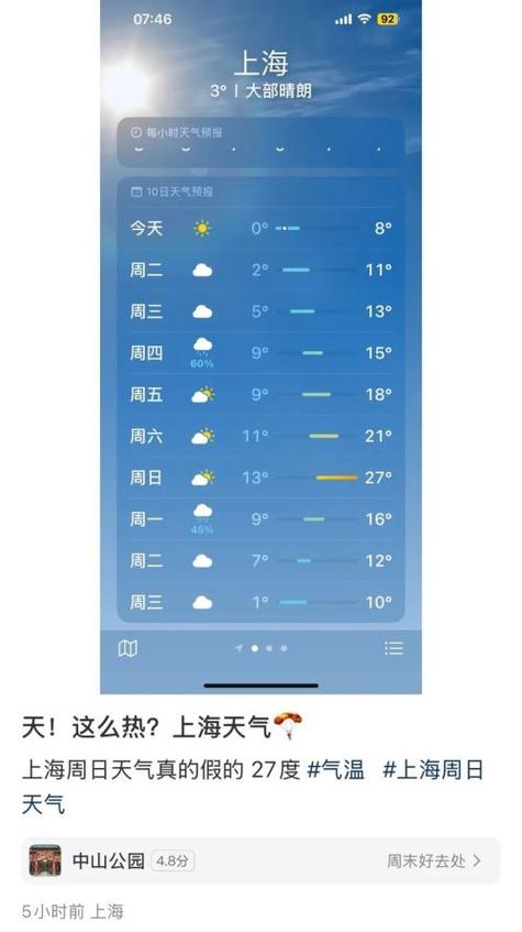 上海徐家汇天气预报，上海徐家汇天气预报实时？  第6张