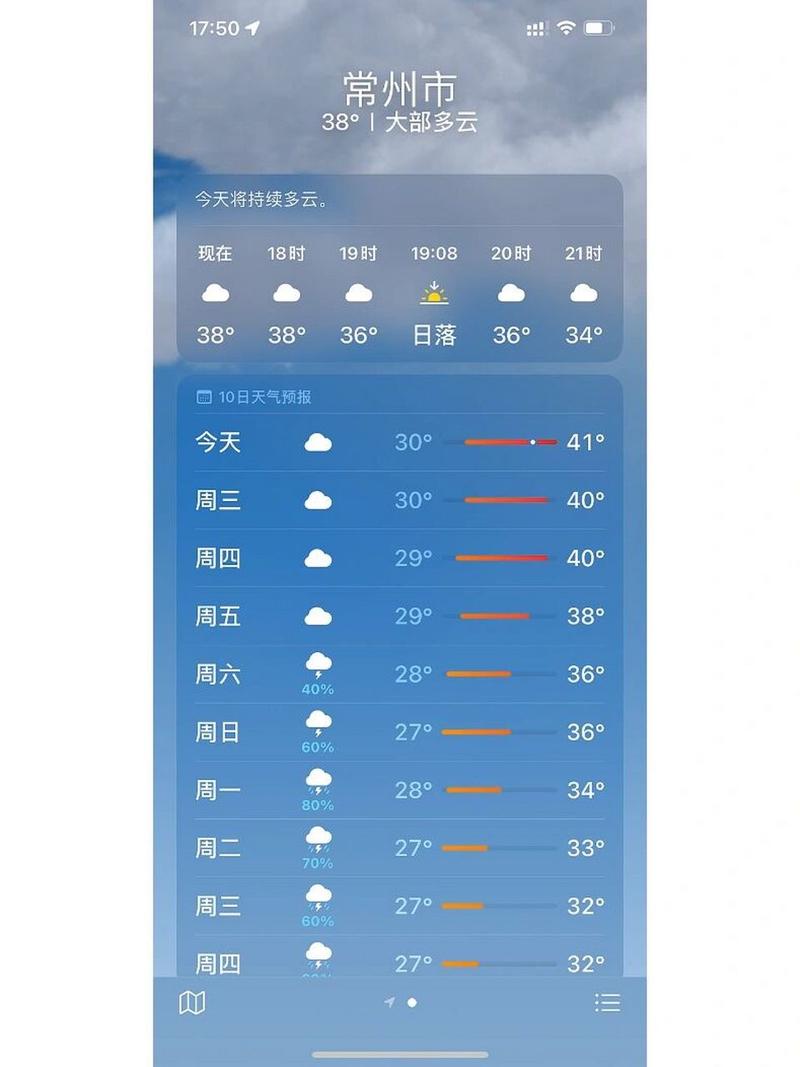 江苏常州天气15天，下周常州天气预报15天  第1张