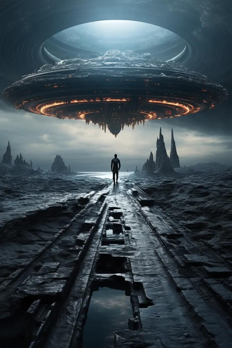 外星人的飞船图片真实，外星人飞船图画  第6张
