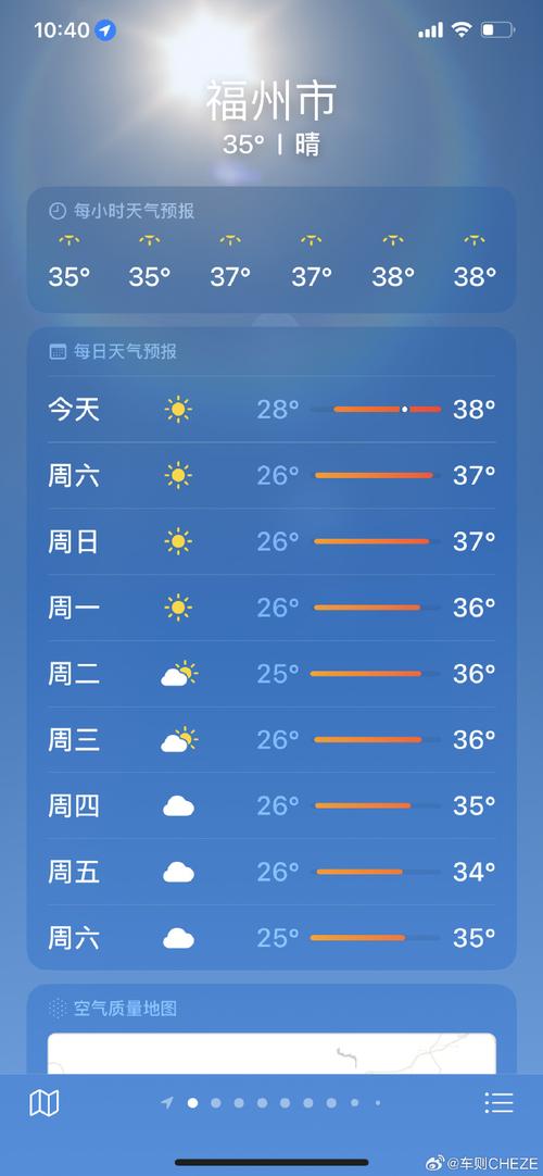 福州未来三十天天气？福州未来30天气预报？  第1张