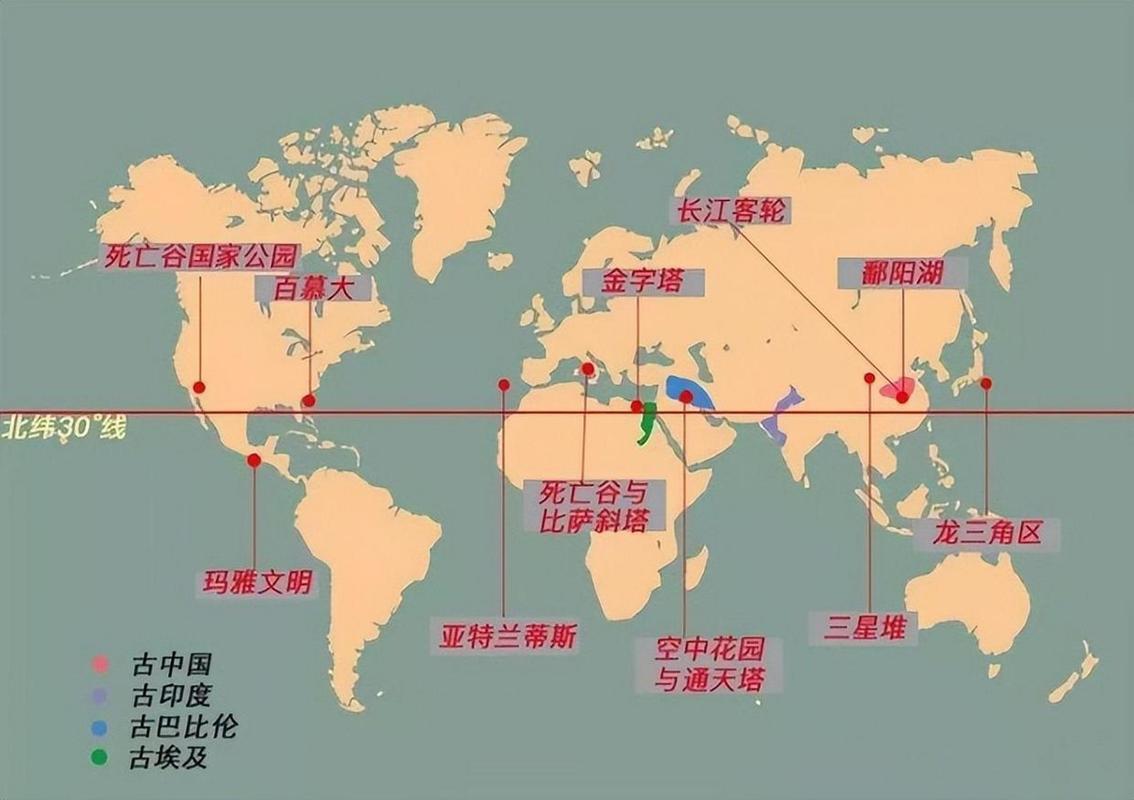 中国北纬30度地图？中国北纬30度地图地形区？  第5张