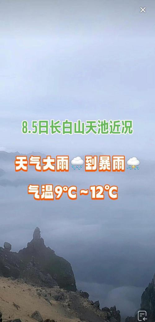 长白山天气预报最新？长白山天气预报一周？  第4张