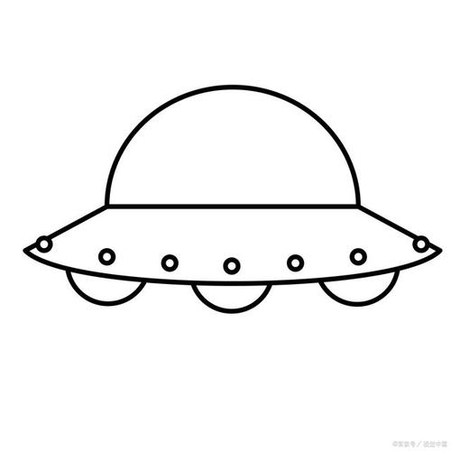 ufo简笔画？ufo简笔画带颜色？  第4张
