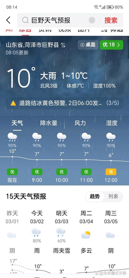 明天郓城县天气预报？明天郓城县天气预报查询？  第6张