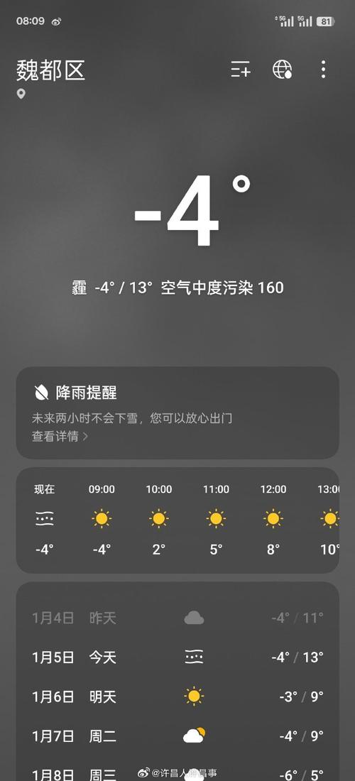 许冒天气十五天查询？许冒市天气预报？  第2张