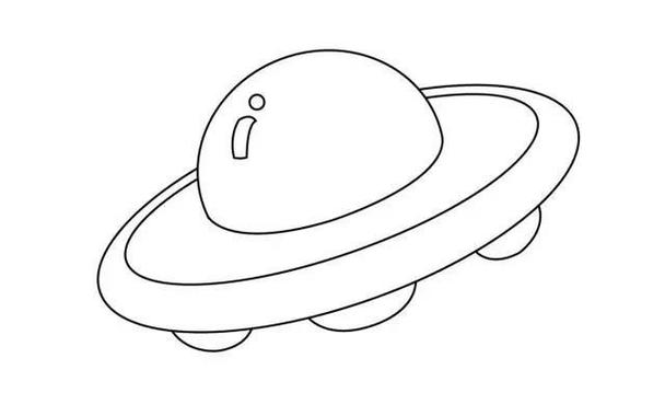 ufo的图片简笔画？ufo的图片简笔画可爱？  第5张