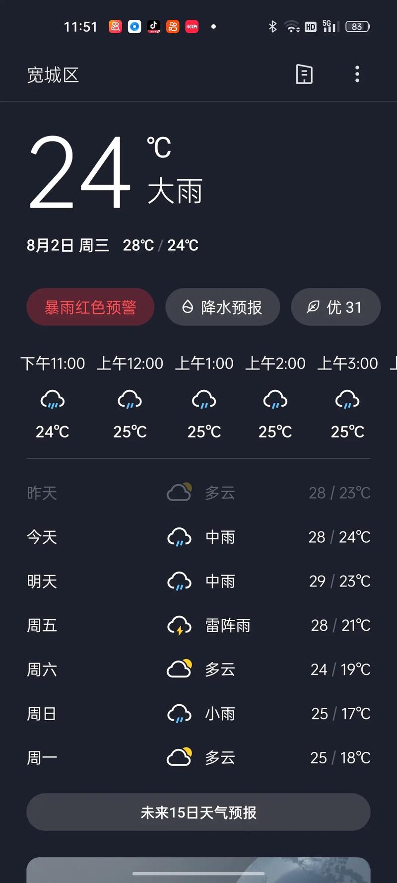 吉林市天气预报三天，吉林市天气预报三天查询  第2张