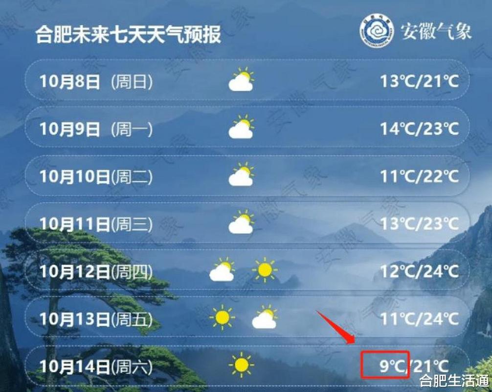这周合肥的天气预报，这周合肥的天气预报15天  第1张