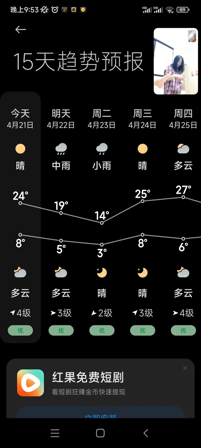 赤峰明天天气多少度？明天赤峰地区天气预报？  第1张