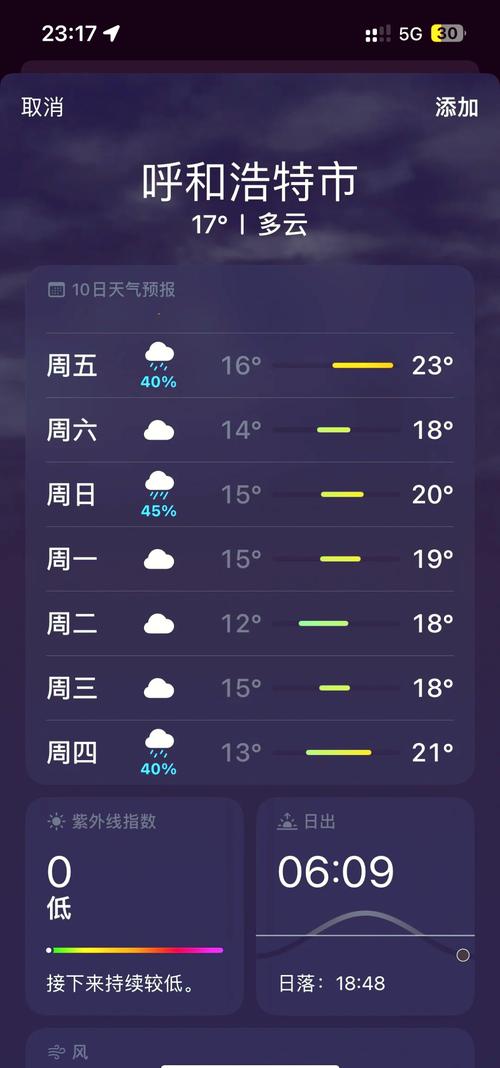 呼和浩特24时天气，天气预报24小时详情呼和浩特？  第1张