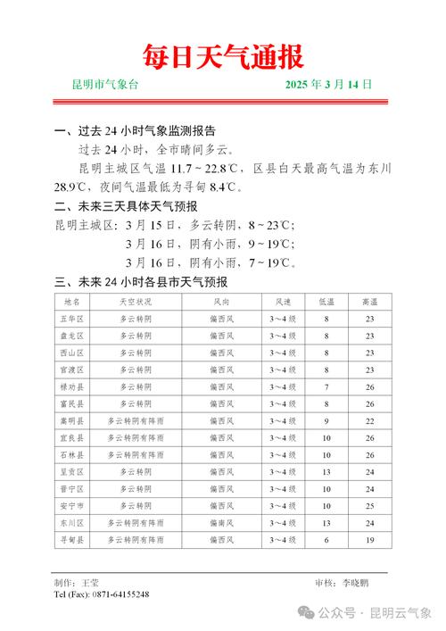 罗平明天天气怎么样，罗平明天天气预报？  第2张