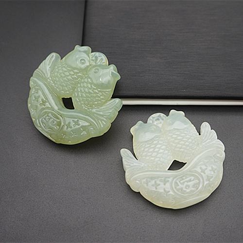 双鱼玉佩五张恐怖照片，双鱼玉佩5张图真实  第1张