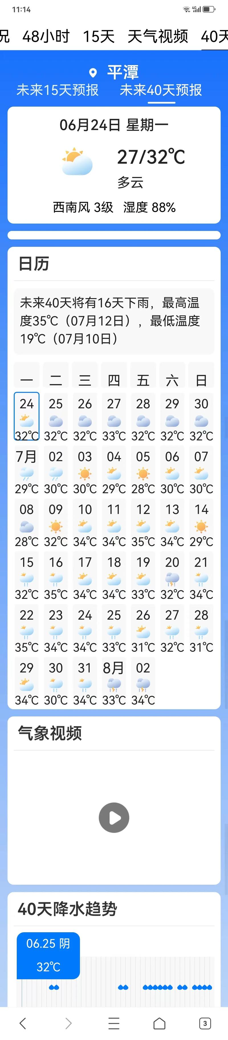天气预报贵阳40天，贵阳天气未来40天  第6张