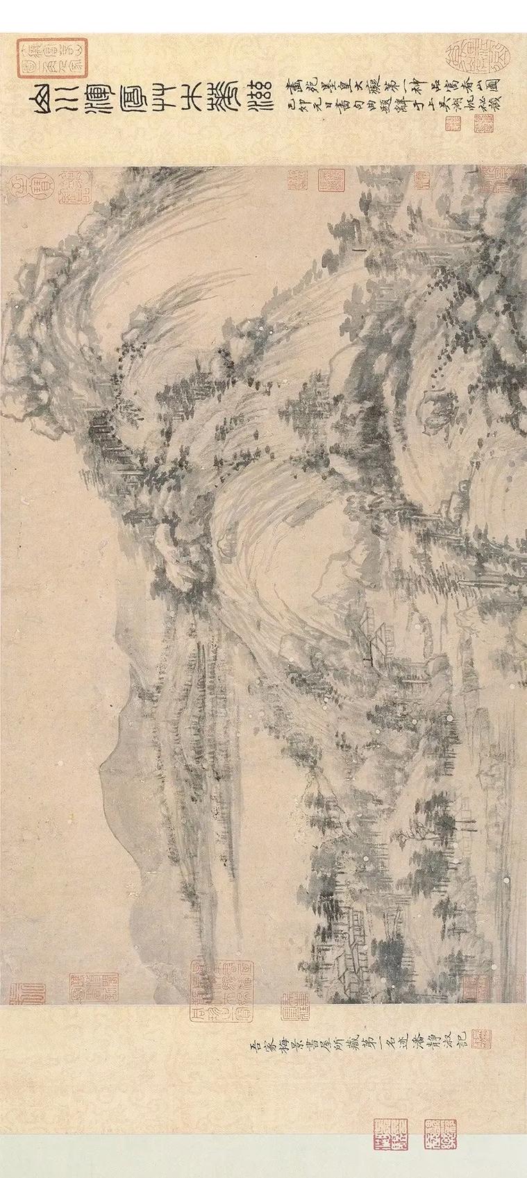 中国前十传世名画？中国前十传世名画被烧成两截？  第5张