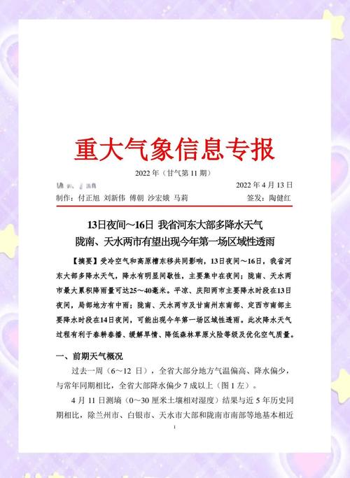 甘肃台天气预报直播，甘肃卫视 天气预报  第6张
