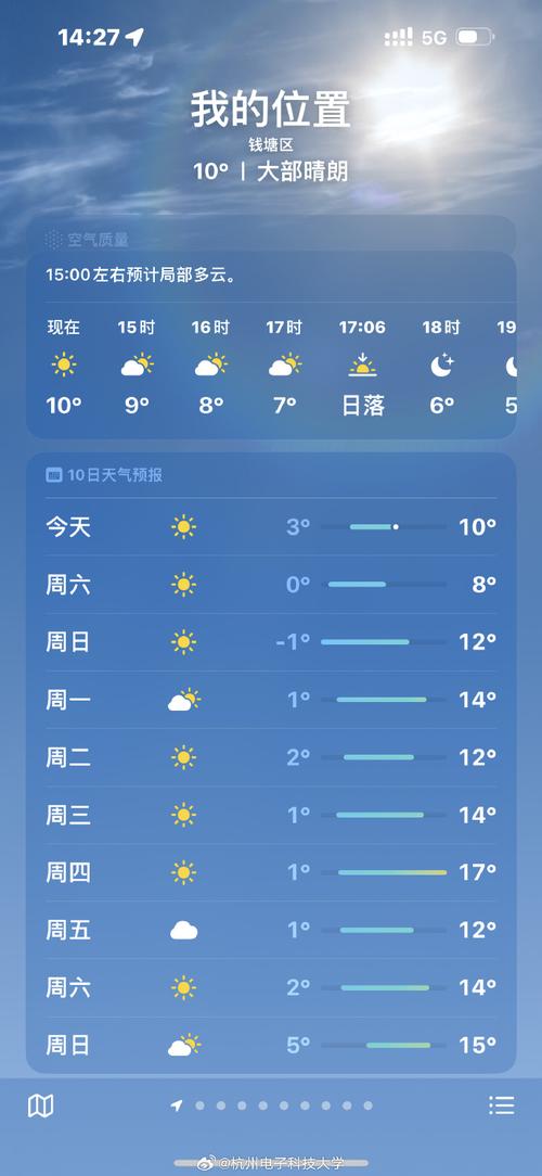 10月杭州天气情况，10月杭州天气情况表？  第5张
