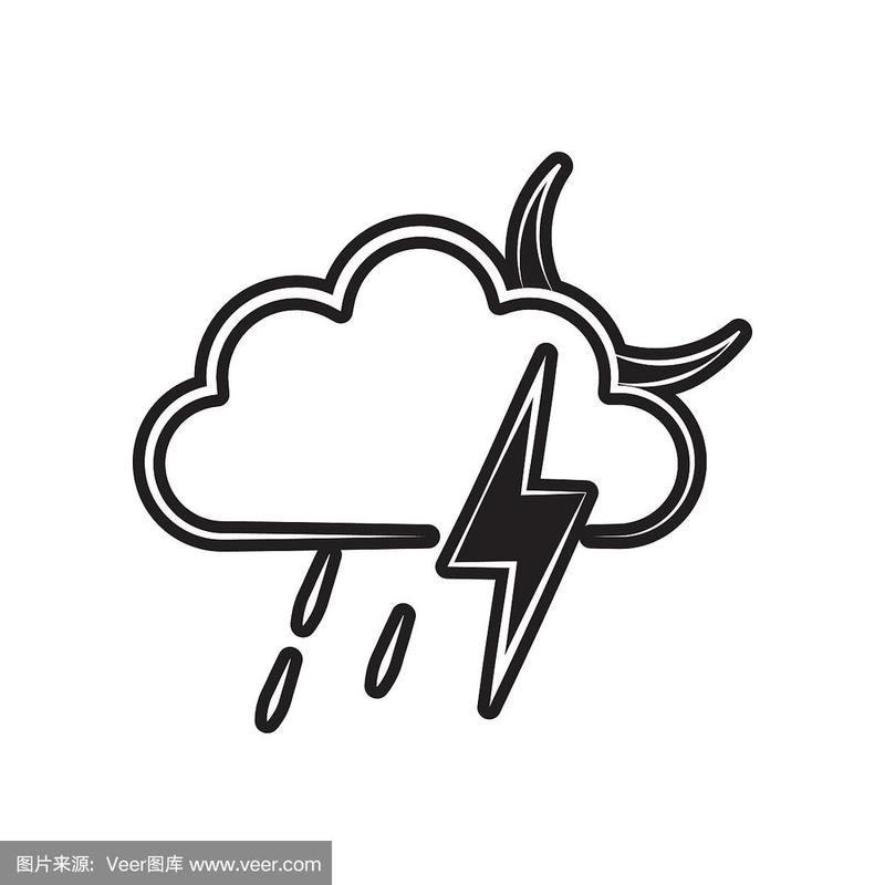 天气卡通图片简笔画？天气卡通图标？  第5张