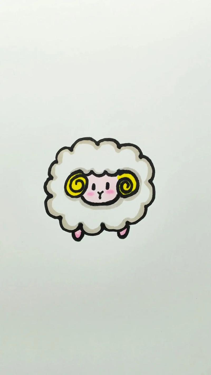 微笑羊恐怖图片，微笑小羊图片  第3张
