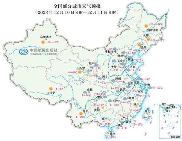 全国天气预报图全年？全国天气预报气象图？  第1张