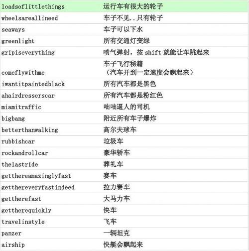 侠盗飞车秘籍大全召唤飞机