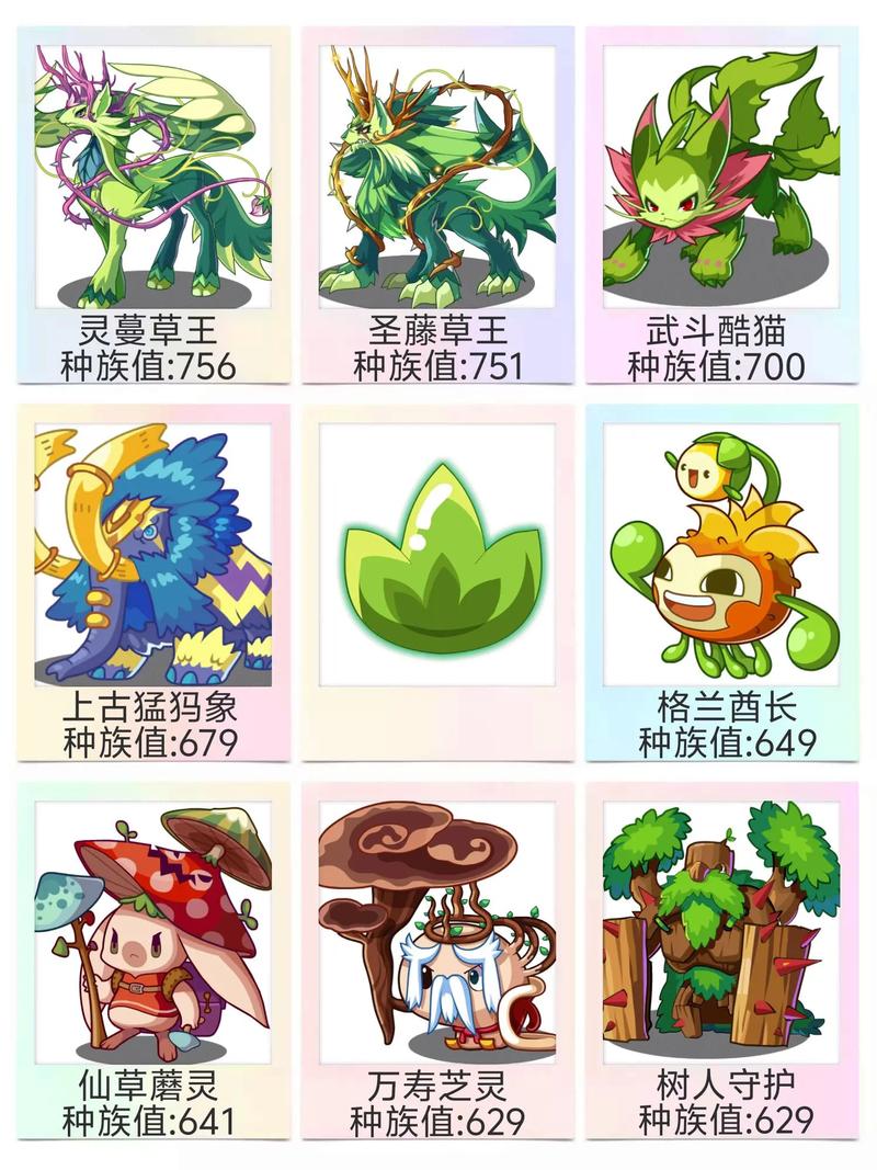 洛克王国各系宠物排行榜(每系前十名)