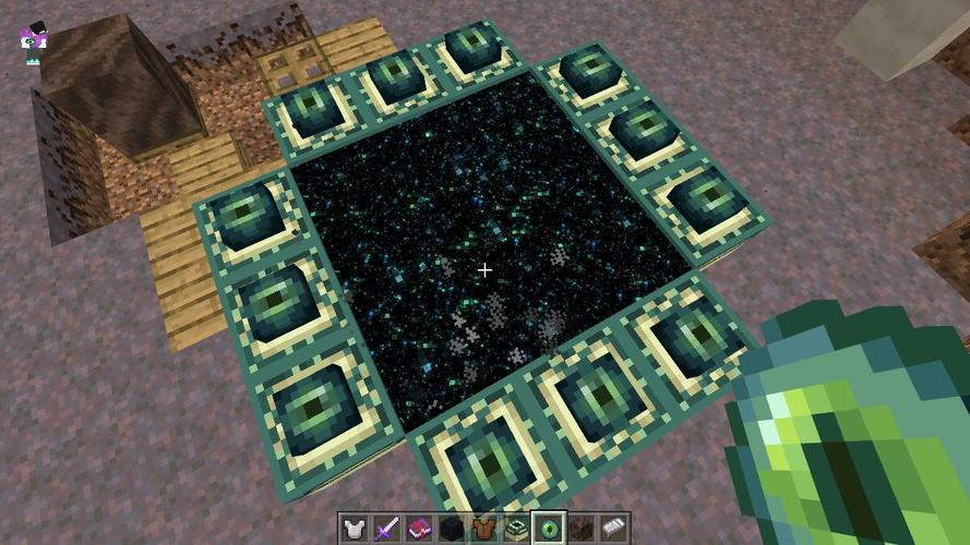 我的世界末地传送门这个方块怎么合成(就是要在上面放末影之眼的...