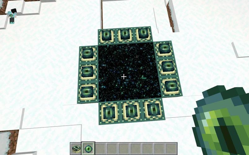 我的世界中如何搭建末地传送门