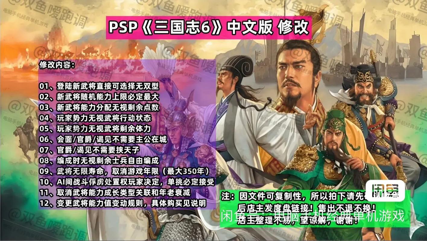 三国志六网络版汉化版说明